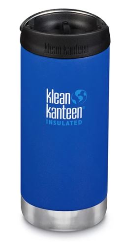 12oz & 16oz Klean Kanteen Latte Heart Insulated Mug, Blue